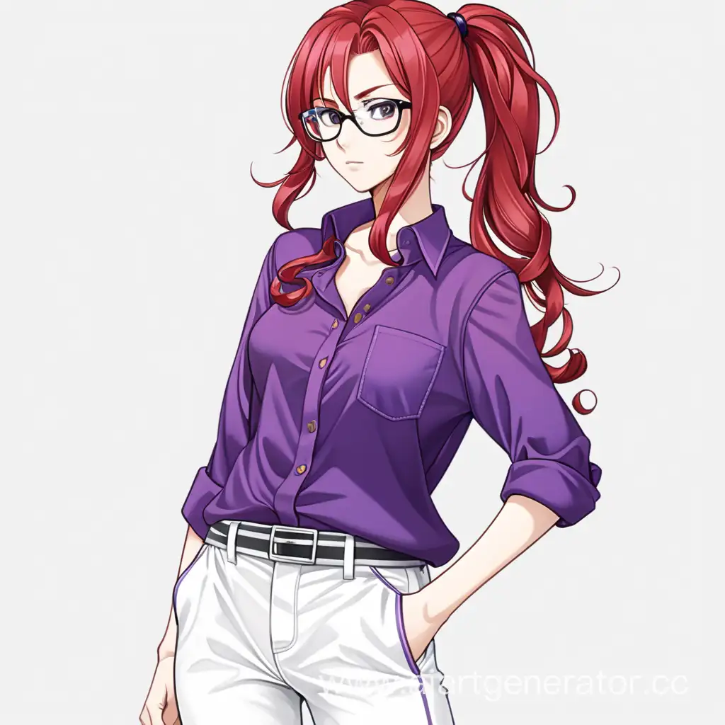 Vibrant-RedHaired-Anime-Woman-in-Stylish-Manga-Attire