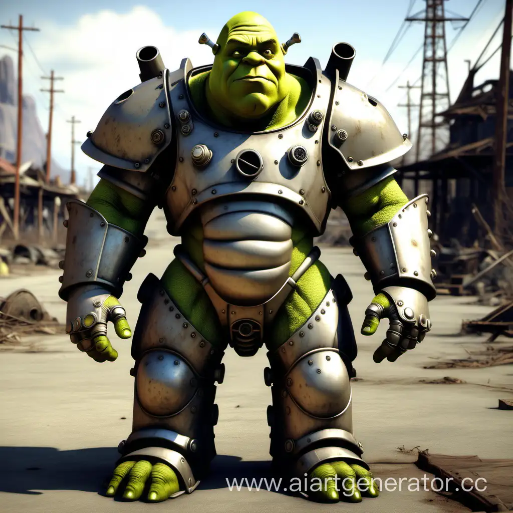 shrek  Power armor Fallout