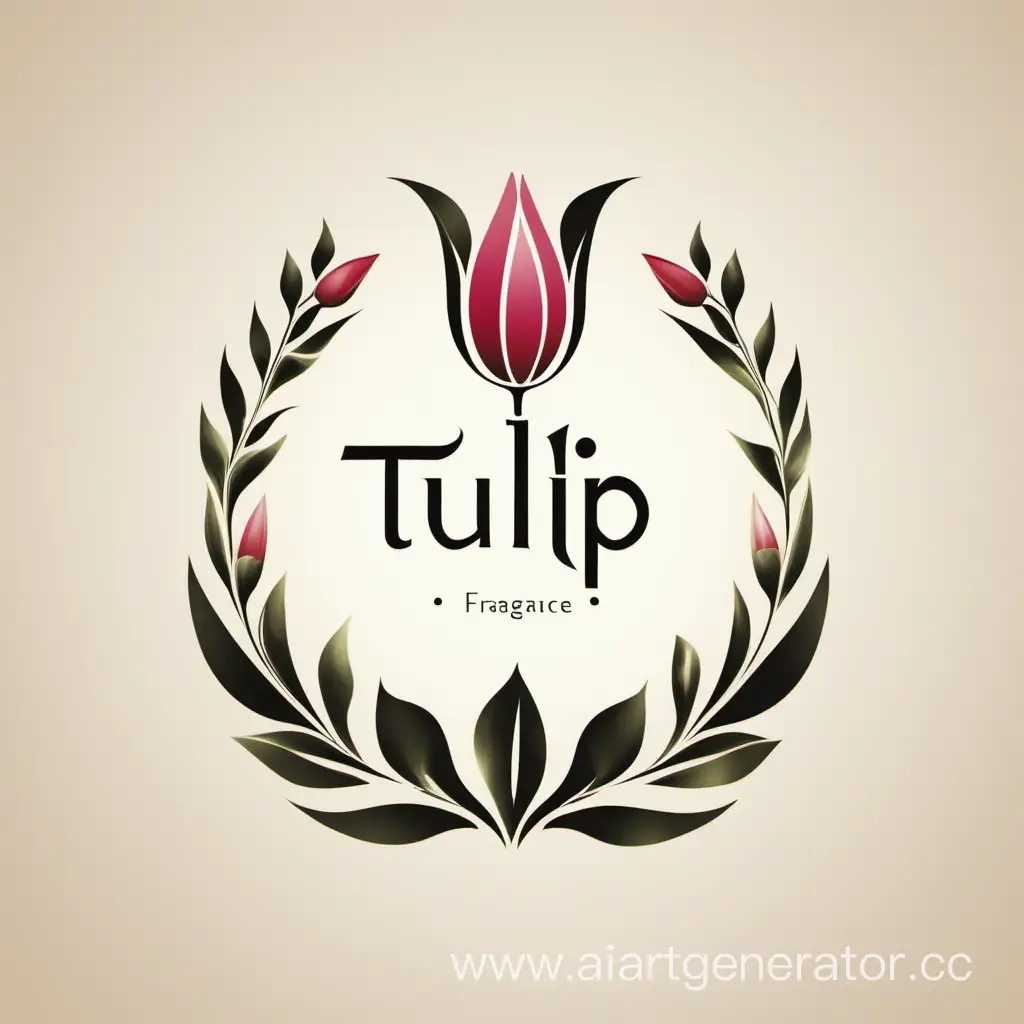 Elegant-Tulip-Fragrance-Brand-Logo-Design