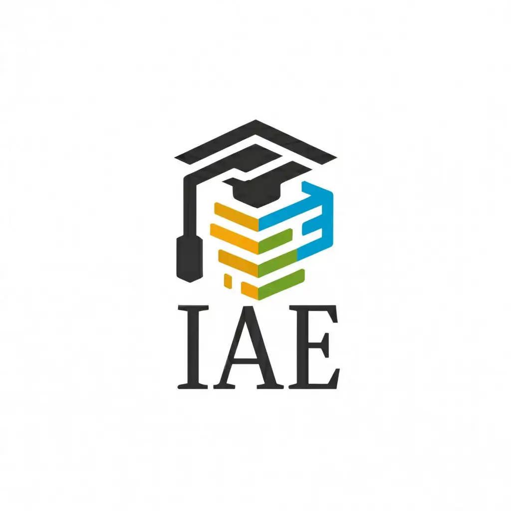 a logo design,with the text "IAE ", main symbol:Technical  ,Moderate,be used in Education industry,clear background