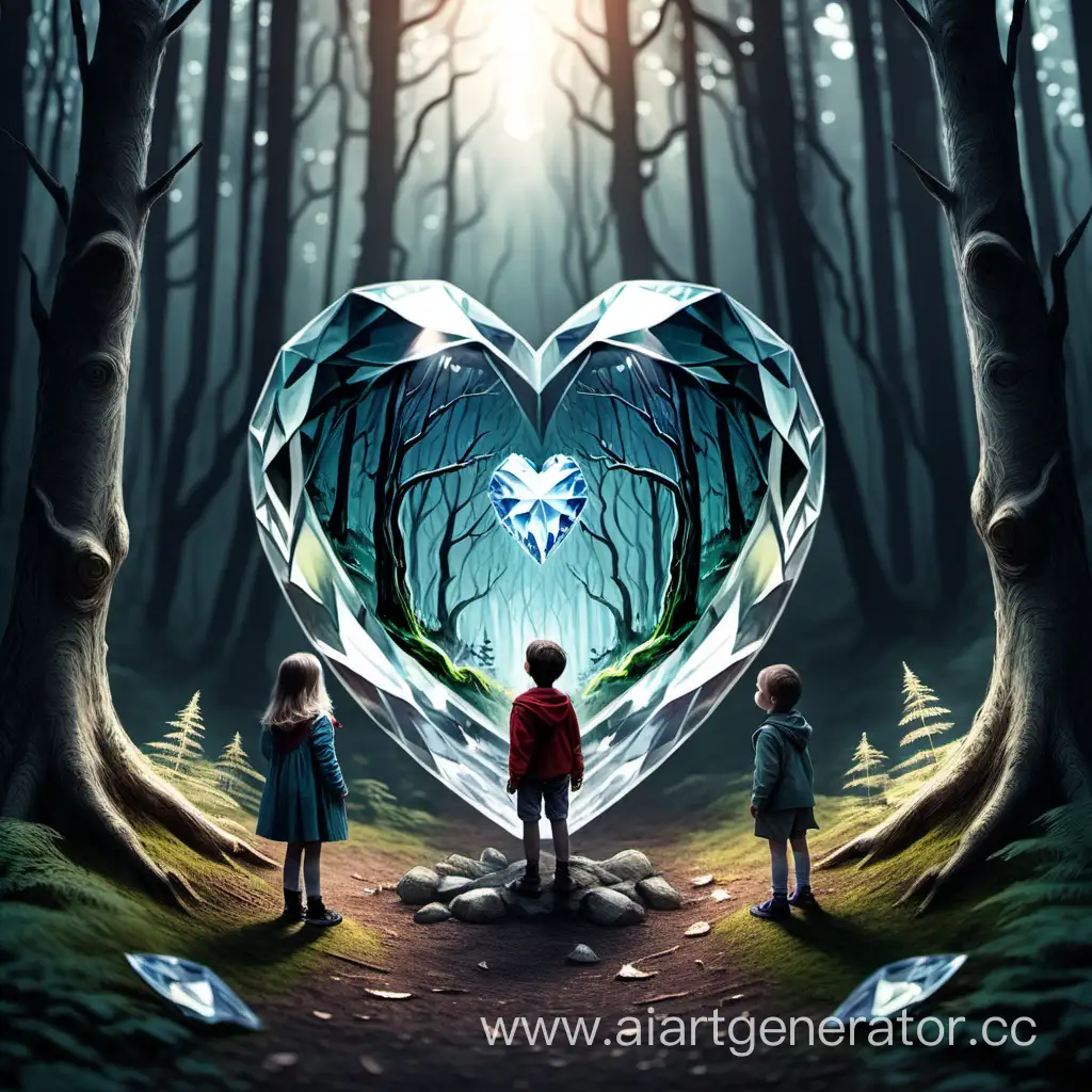 Enchanting-Forest-Adventure-with-Crystal-HeartWielding-Children