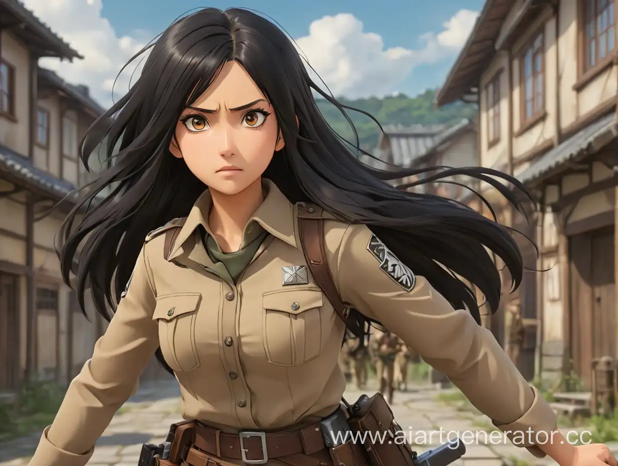Young-Girl-in-Reconnaissance-Corps-Uniform-Anime-Style-Attack-on-Titan