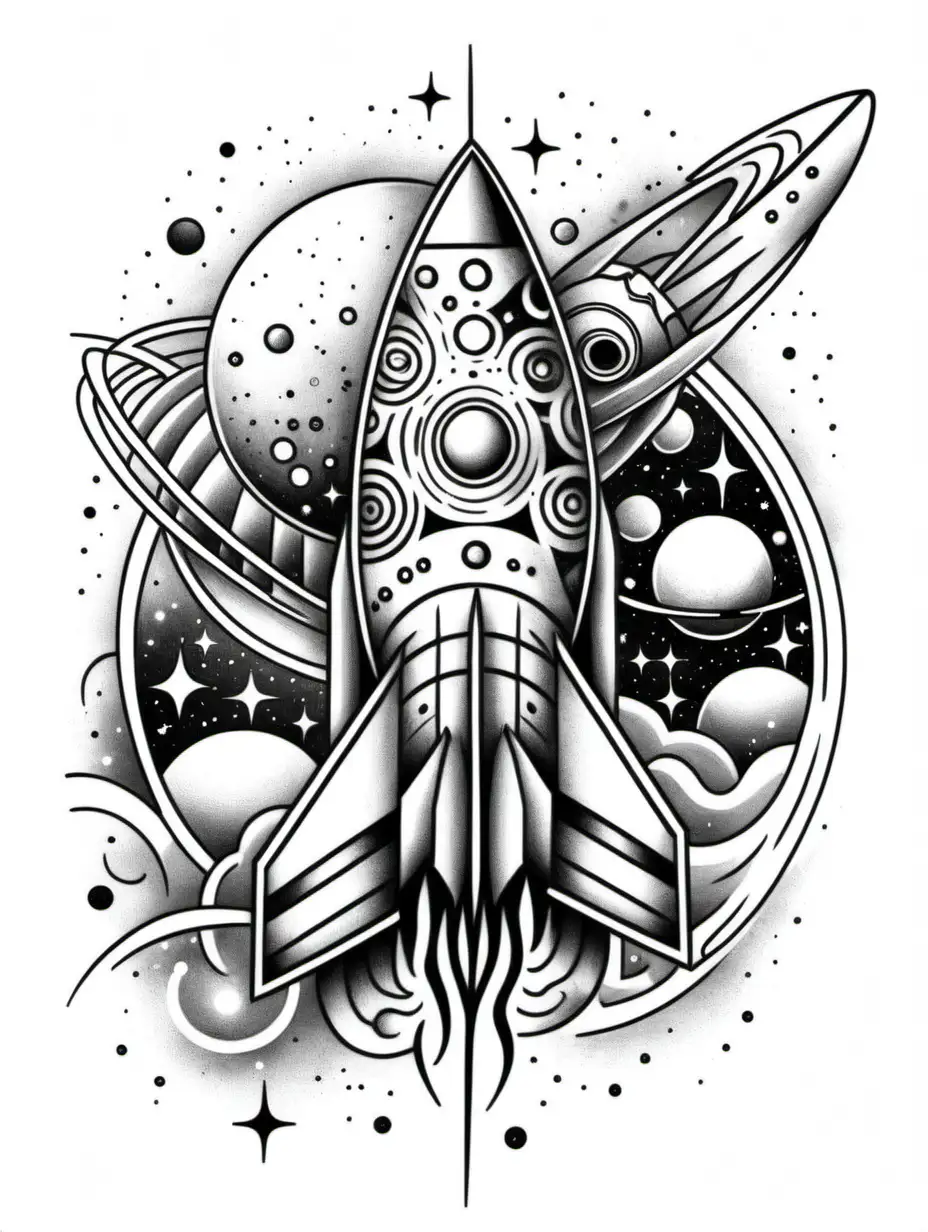 Galaxy Tattoo Designs