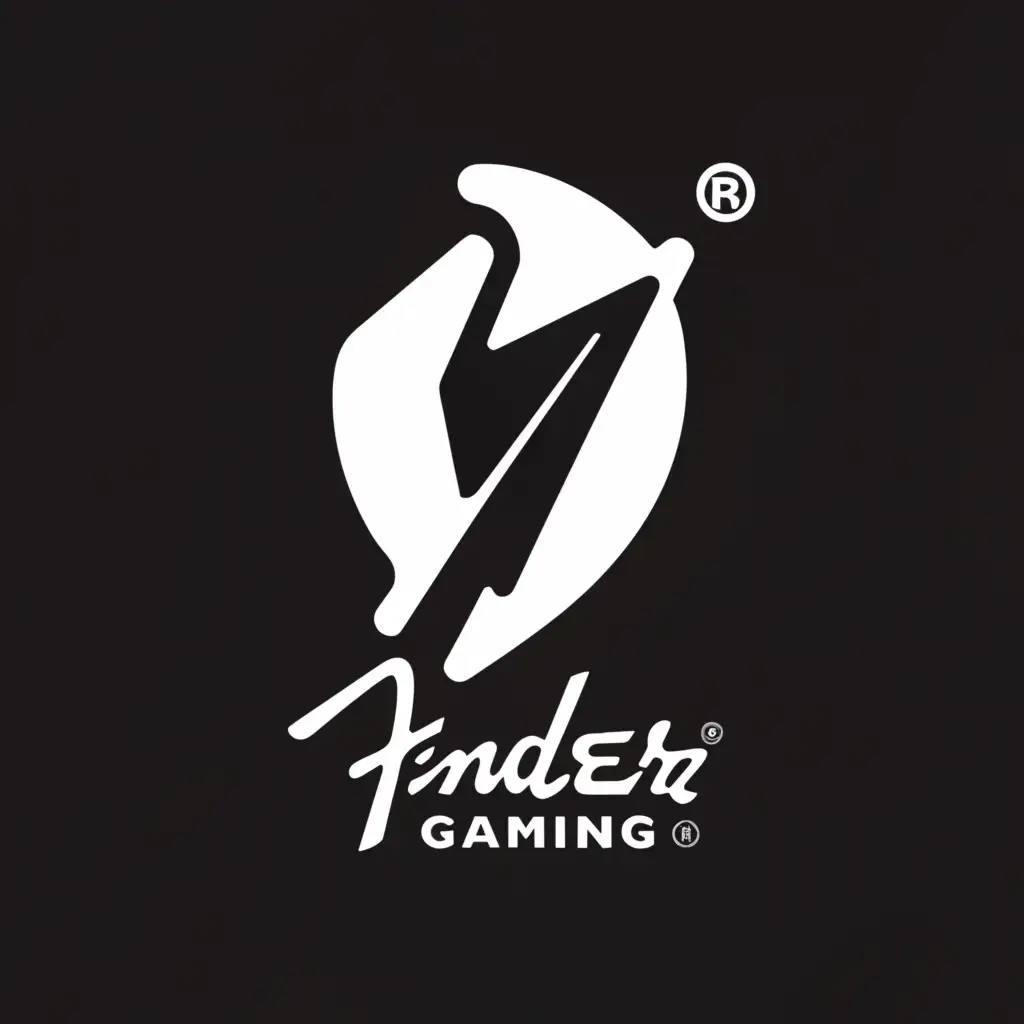 a logo design,with the text "Fender Gaming", main symbol:gamers vibes,Moderate,clear background