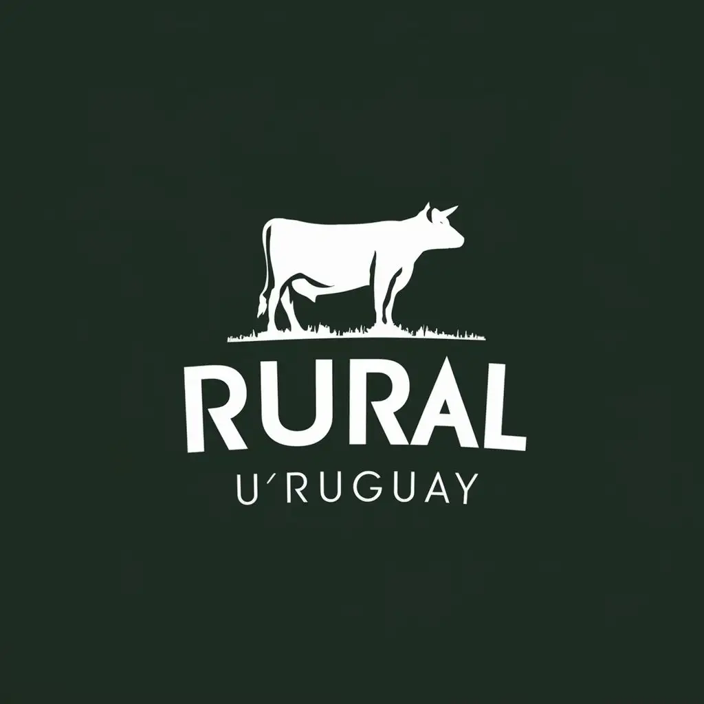 LOGO-Design-For-Rural-Uruguay-A-Rustic-Cow-Farm-Tribute-with-Classic-Typography