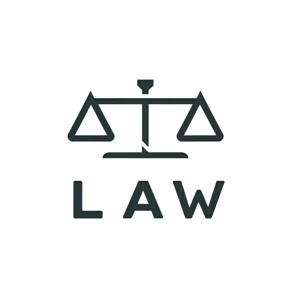 a logo design,with the text "Law", main symbol:justice,complex,be used in Legal industry,clear background
