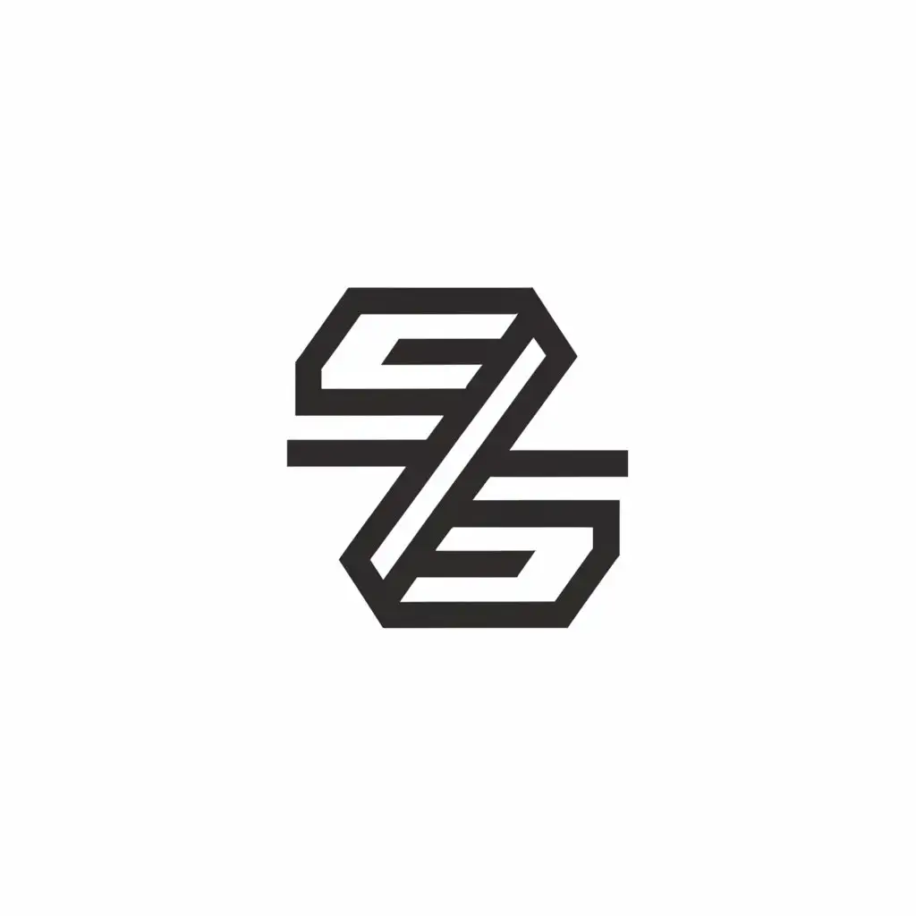 a logo design,with the text "Sneaky Zebra", main symbol:S and Z,Minimalistic,be used in Entertainment industry,clear background