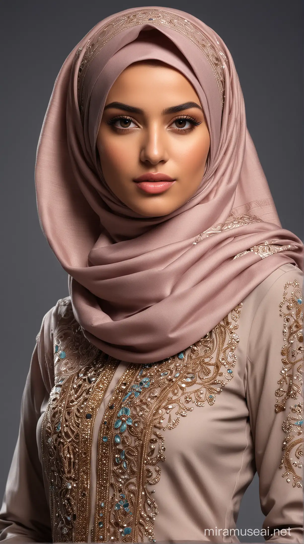 Algerian Hijab Fashion Modern Elegance by Anniesa Hasibuan