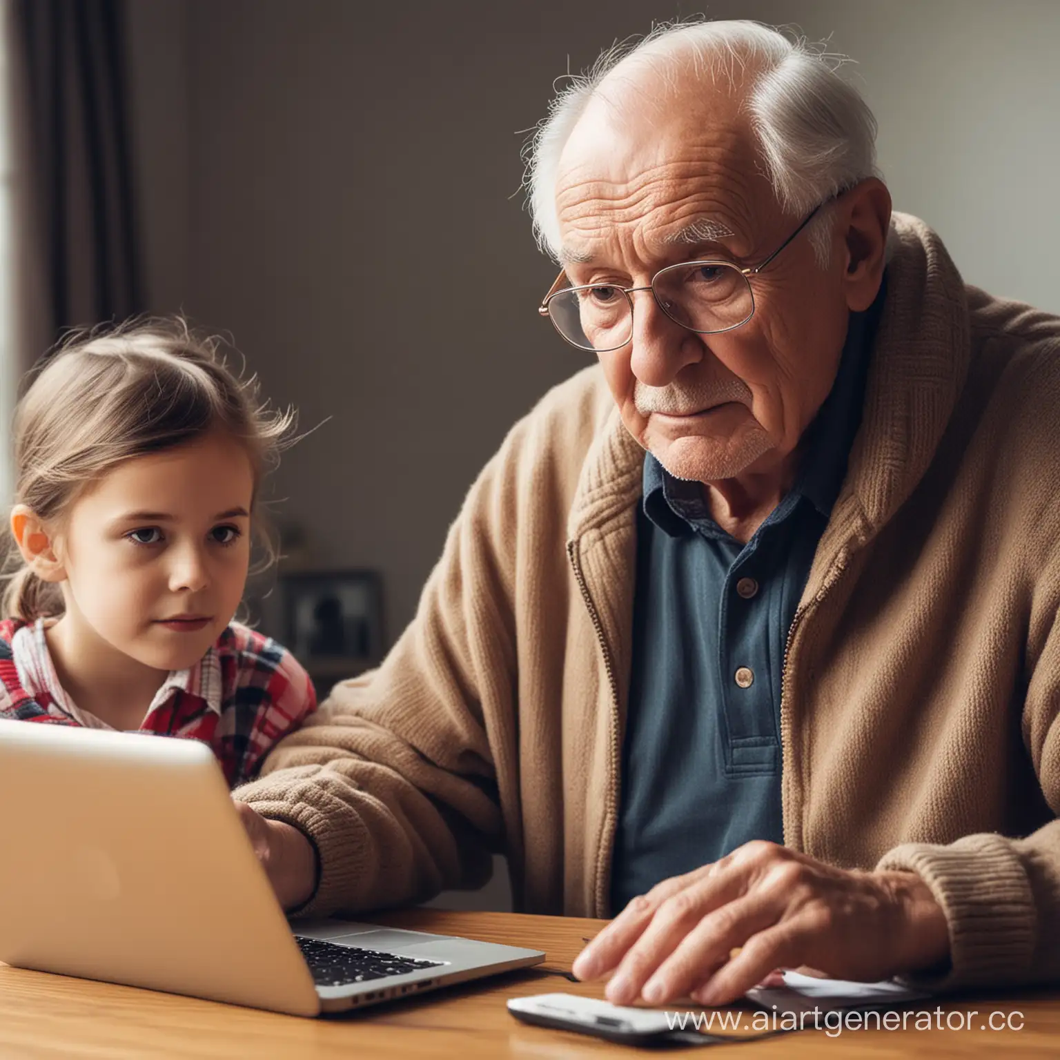 Elderly-Gentleman-Engaging-with-Digital-Devices