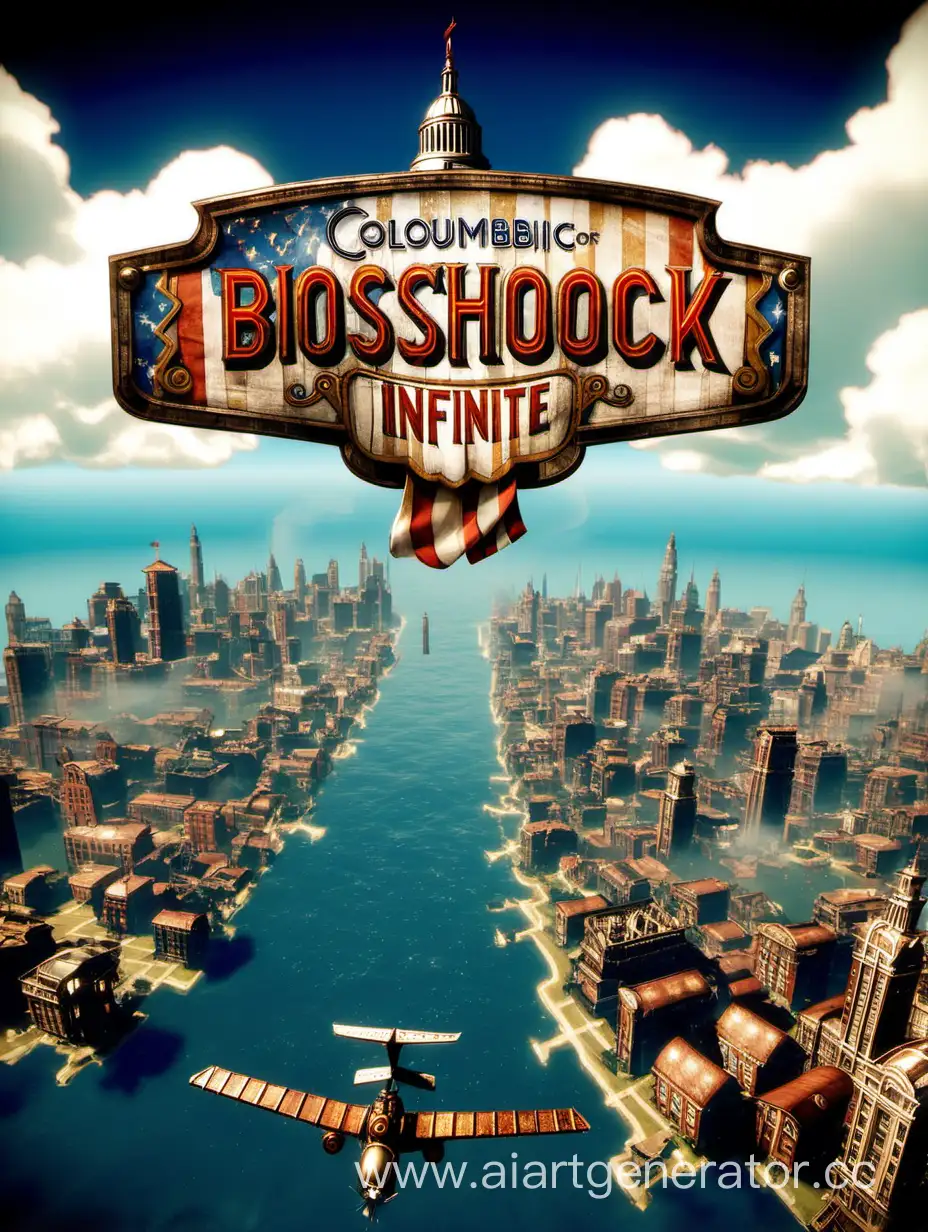 Летающий город Колумбия из BioShock Infinite 
