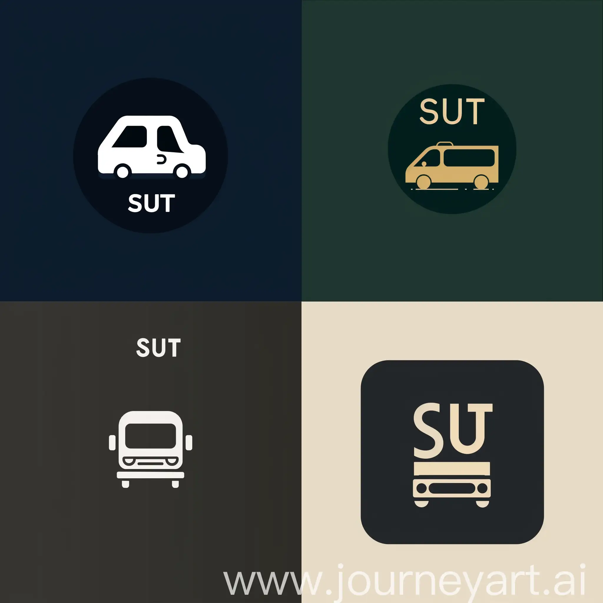 logo ,SUT type , minimal ,transportations 