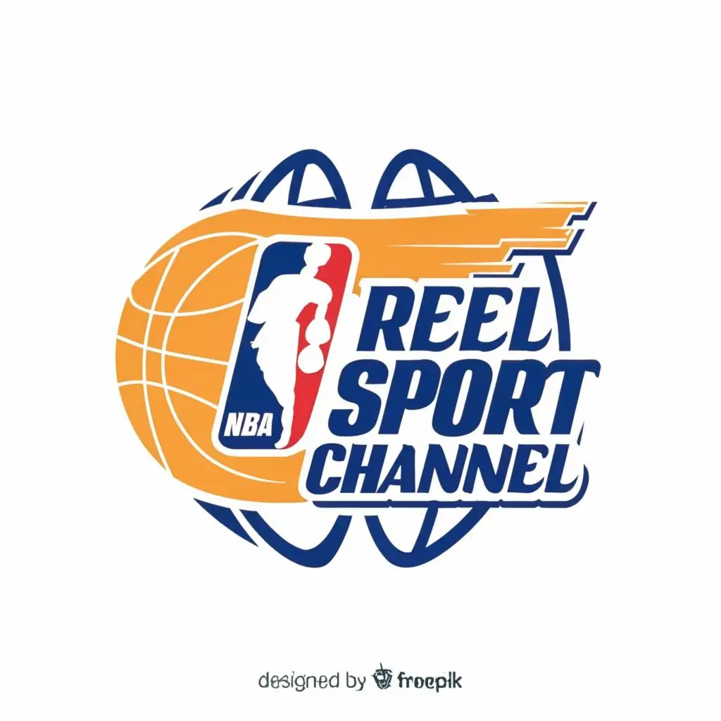 logo, Nba logo, with the text "Reel Sport Channel", typography, be used in Travel industry