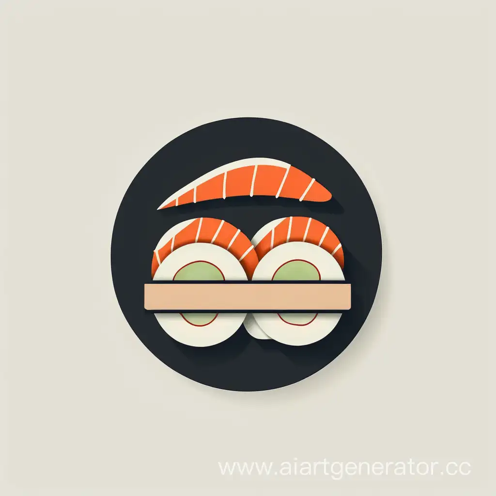 minimalistic sushi logo