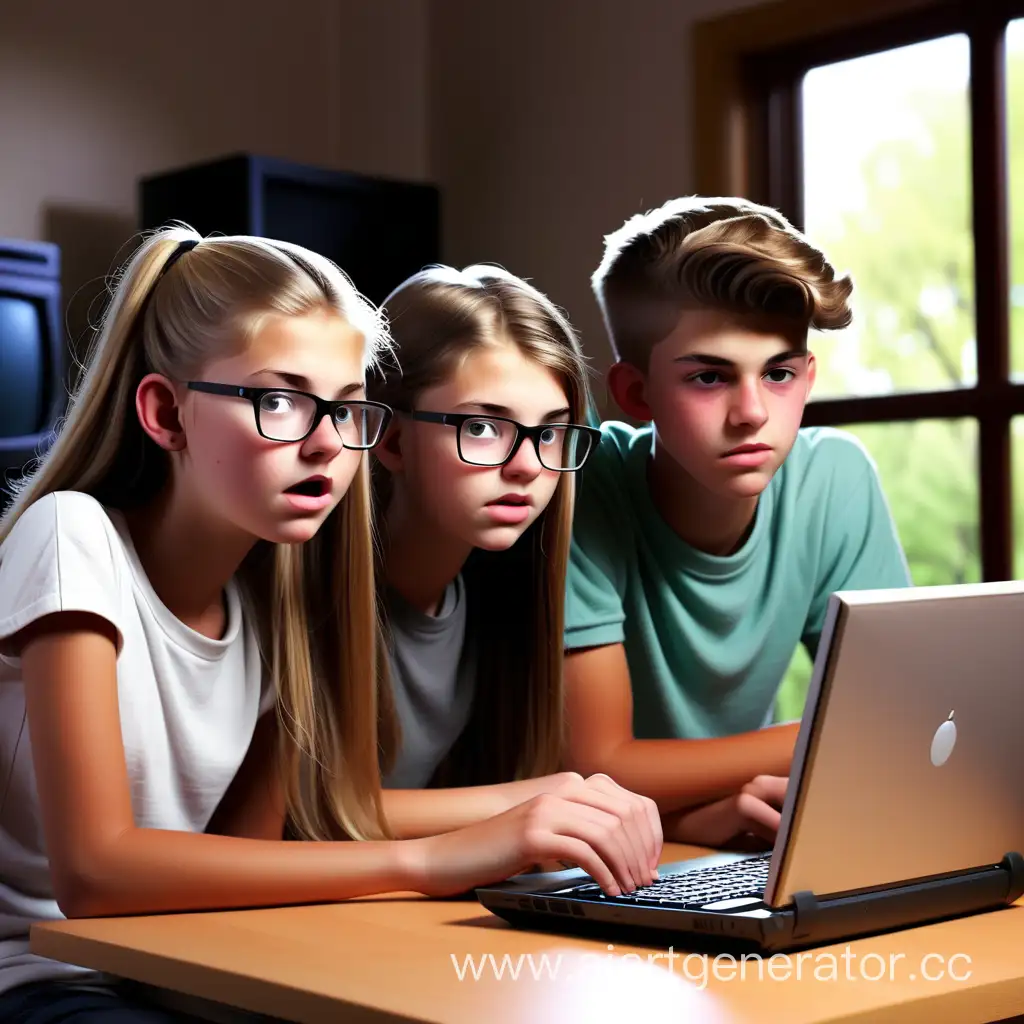 подростки и компьютер