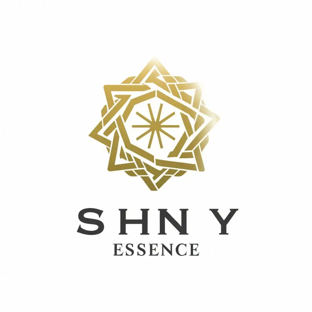 a logo design,with the text "shiny essence", main symbol:shine,complex,be used in Home Family industry,clear background