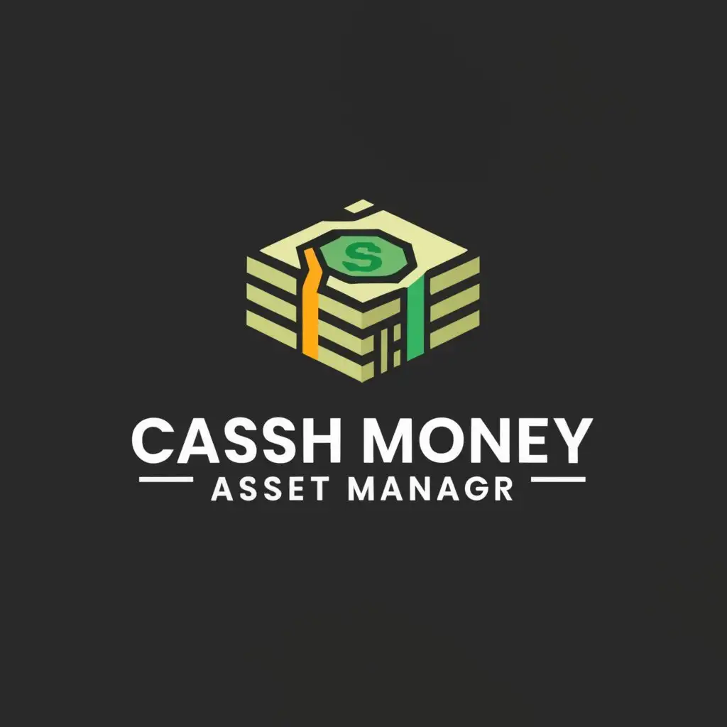 a logo design,with the text "cash money asset manager", main symbol:Money,Moderate,be used in Finance industry,clear background