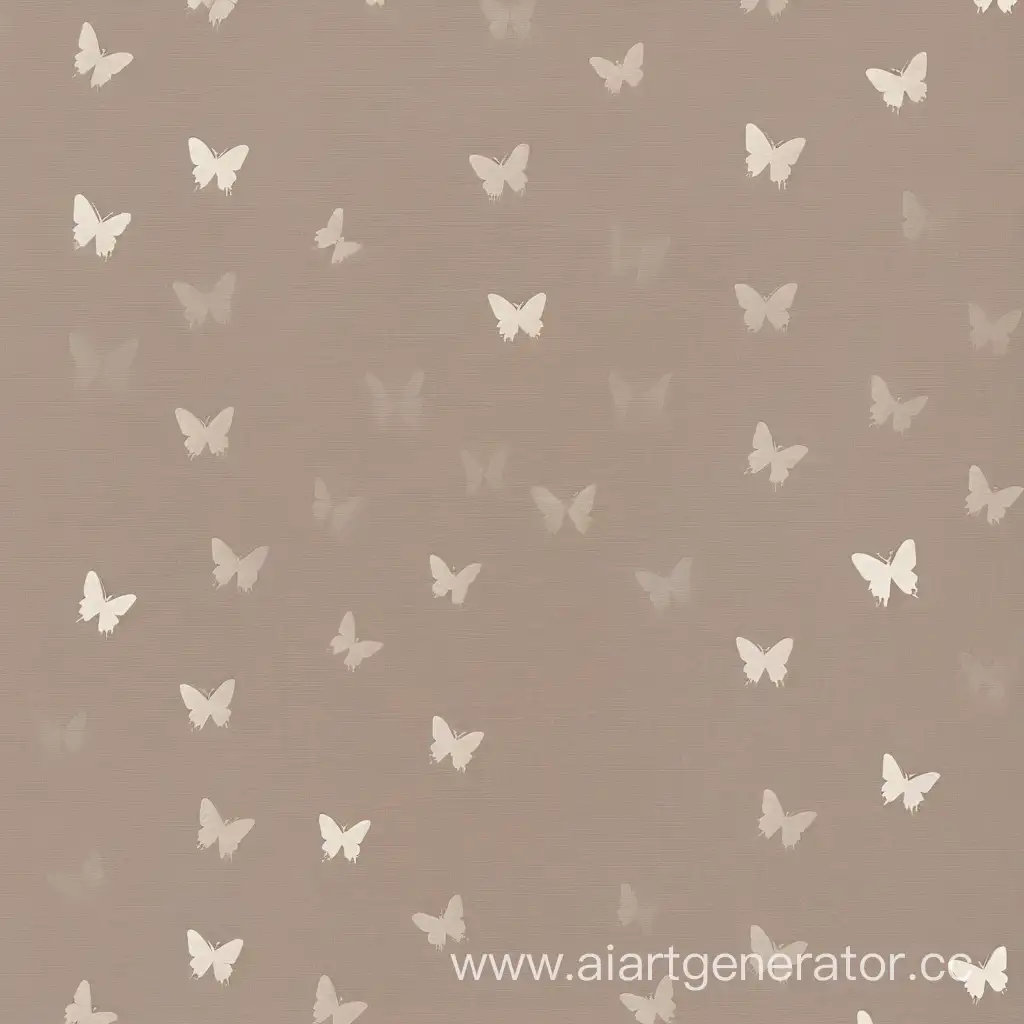 Elegant-BrownGray-Wallpaper-Texture-with-Delicate-Butterfly-Pattern