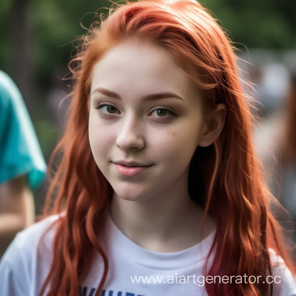 Young-American-Volunteer-with-Light-Red-Hair-Engaged-in-Community-Service