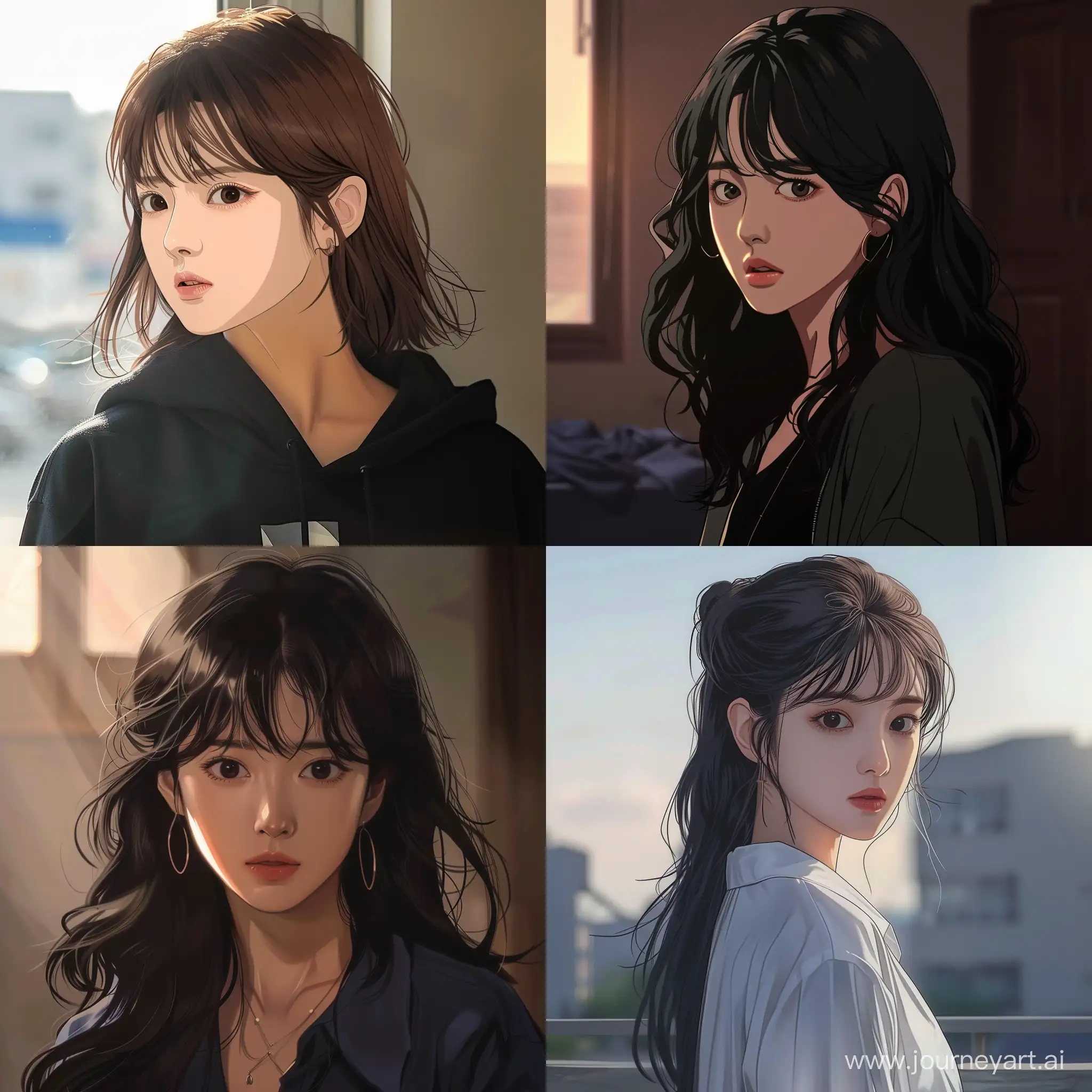 Jang-Won-Young-Portrays-Ji-Eun-Tak-in-Anime-Style
