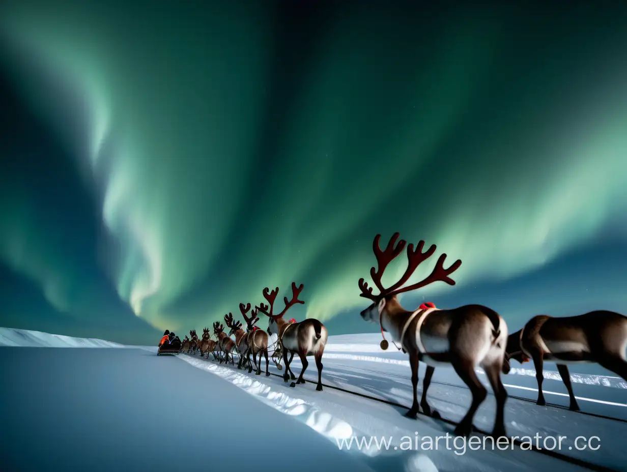 Arctic-Adventure-Reindeer-Racing-under-the-Northern-Lights