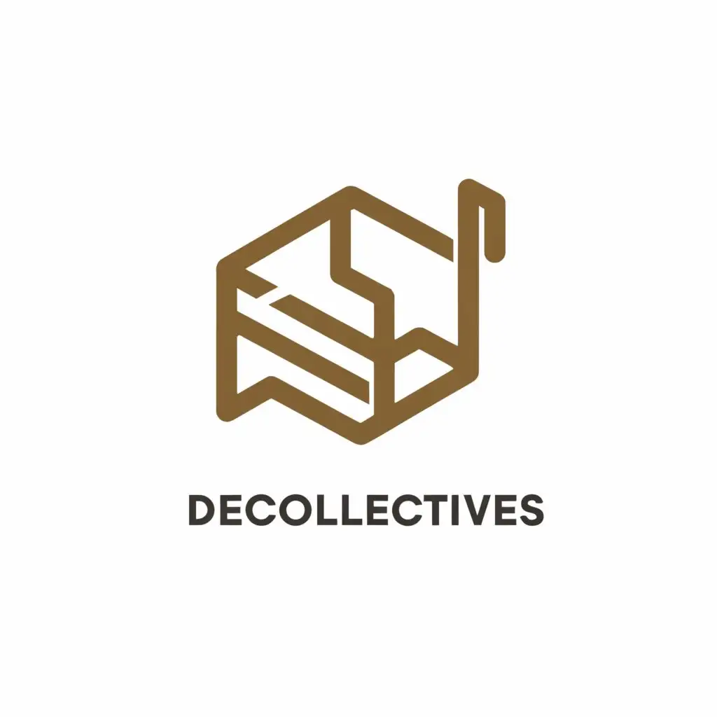 a logo design,with the text "Decollectives", main symbol:A piece of Furniture,Minimalistic,be used in Retail industry,clear background