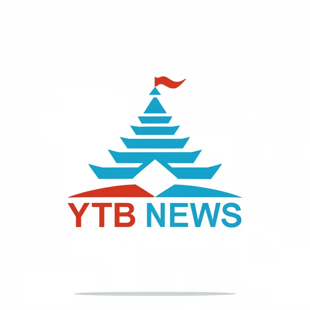 a logo design,with the text "Ytb Ai News", main symbol:Nepali,Moderate,be used in Technology industry,clear background