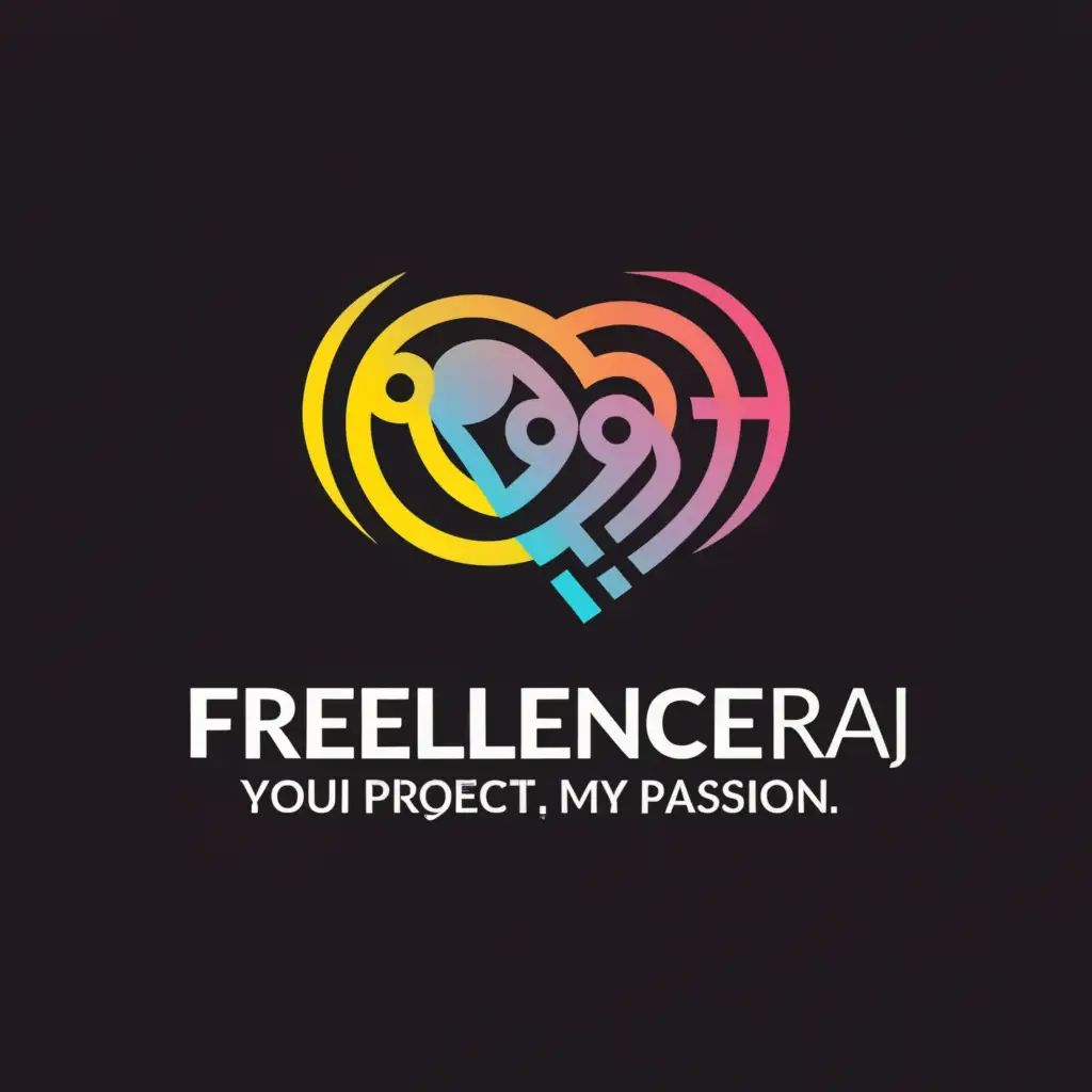 LOGO-Design-For-Freelancer-Raj-Personalized-Passion-with-Clean-Lines