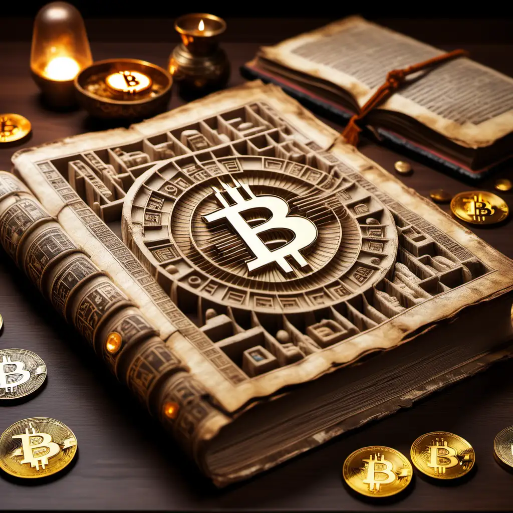 Ancient Book with Bitcoin and Hieroglyphs Digital Currency Secrets Revealed in Ancient Script