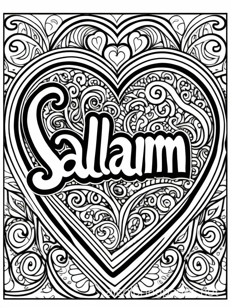 Salaam-Paisley-Pattern-Heart-Coloring-Page-with-Ample-White-Space