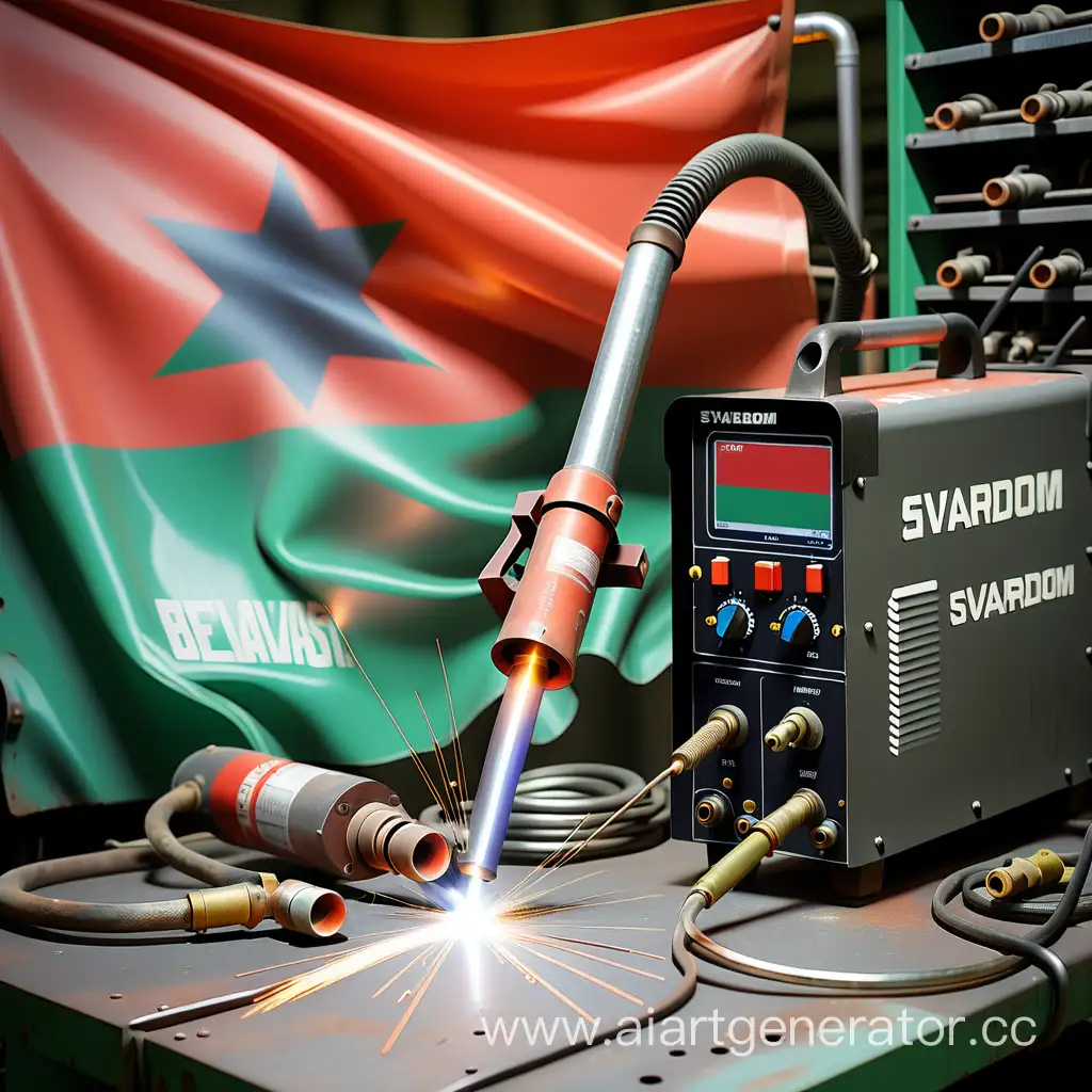 Professional-Welding-Equipment-with-Belarusian-Flag-Background