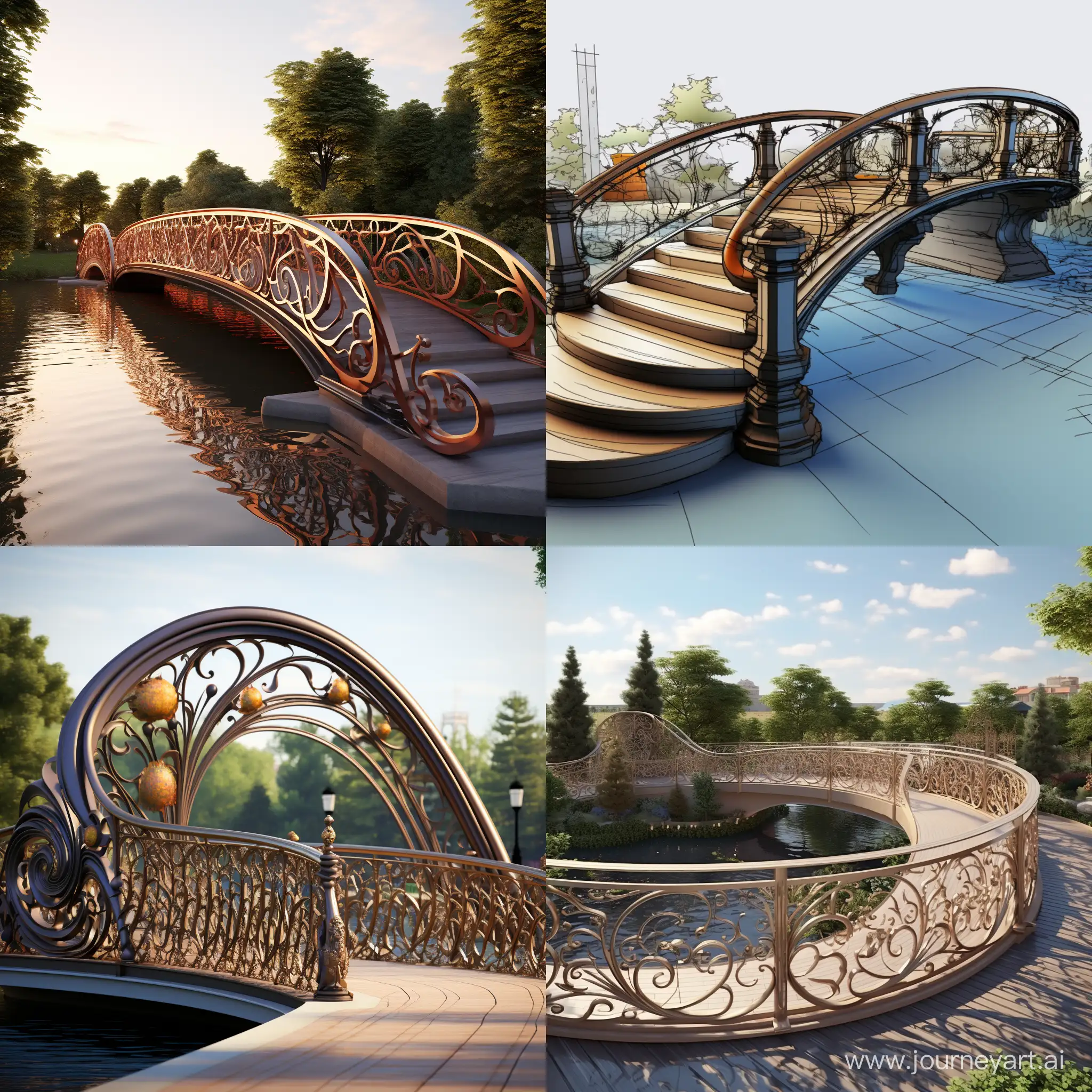 Ornamental-Pool-Bridge-Railing-Design-Architectural-Art-with-AR-Aspect-Ratio-11