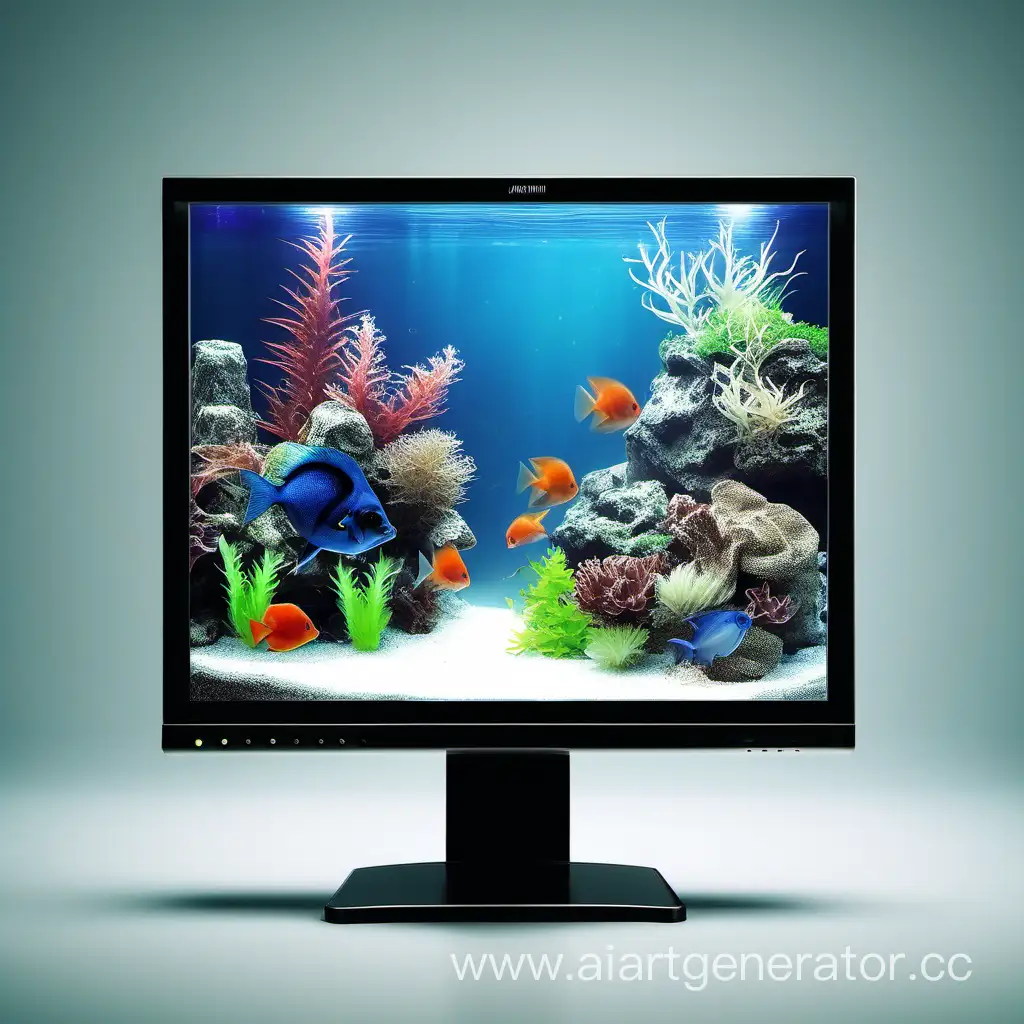 Digital-Aquarium-Screensaver-Simulation