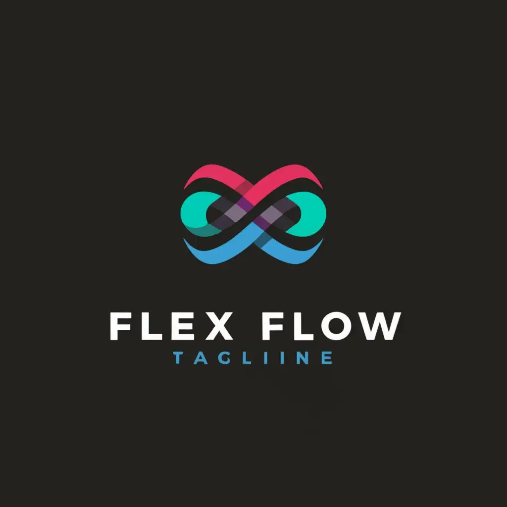a logo design,with the text "Flex Flow", main symbol:technology,Moderate,be used in Technology industry,clear background