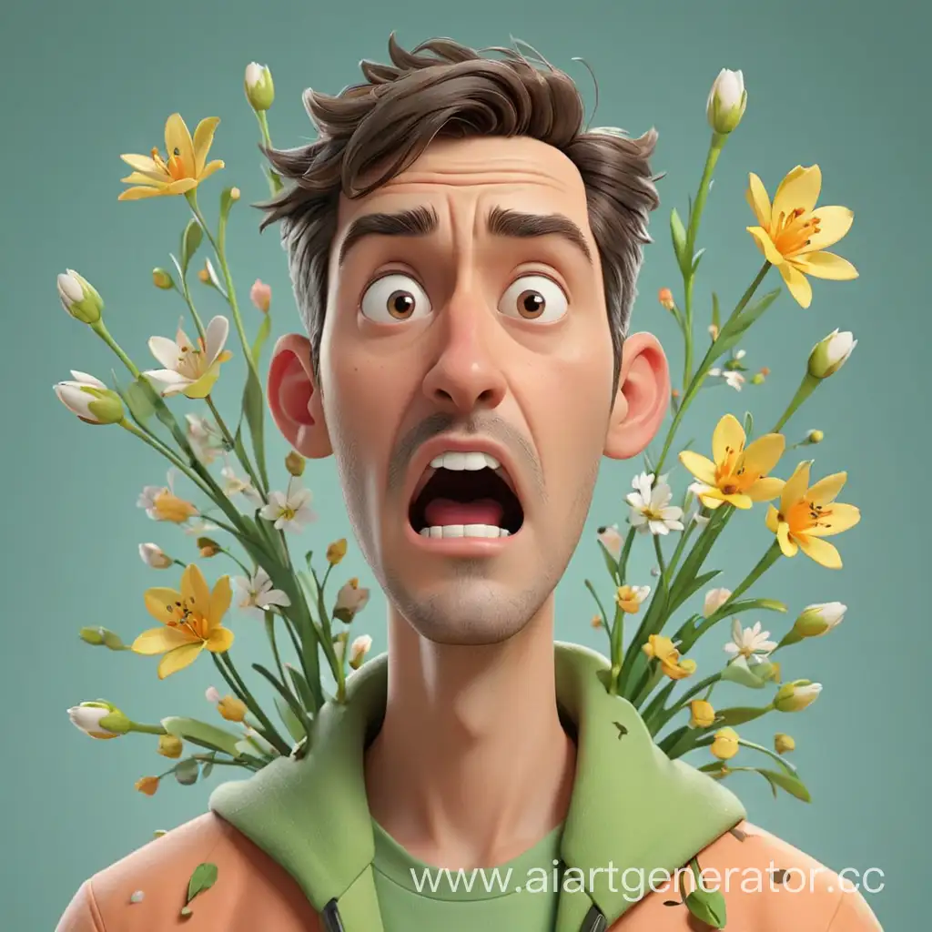 Cheerful-Cartoonish-Man-Experiencing-Spring-Exuberance-in-3D