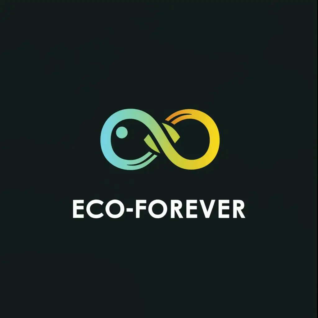 logo, infinity environmental, with the text "Eco-ForEver", typography
