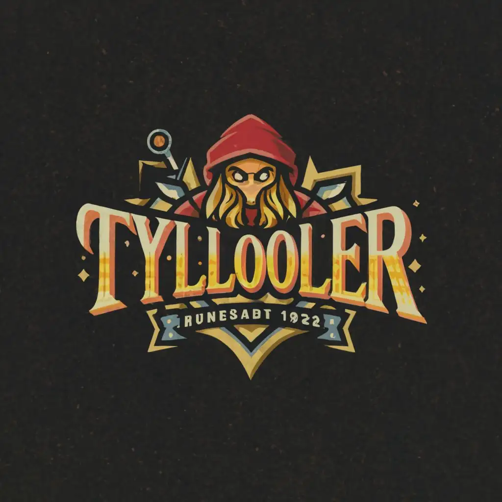a logo design,with the text "Tylooler", main symbol:old school runescape,complex,be used in Entertainment industry,clear background