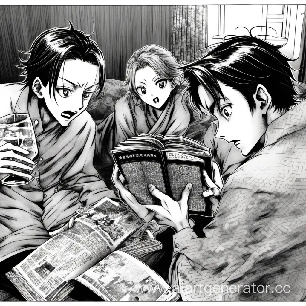 Vanya-Reading-Manga-to-Baffled-Patrons