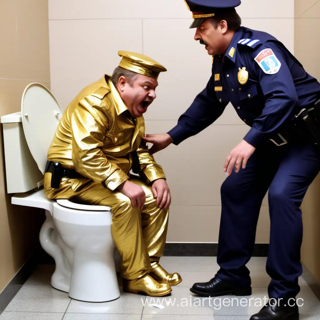 Ivanovs-Golden-Poop-Encounter-with-Skibidi-the-ToiletMan-Policeman