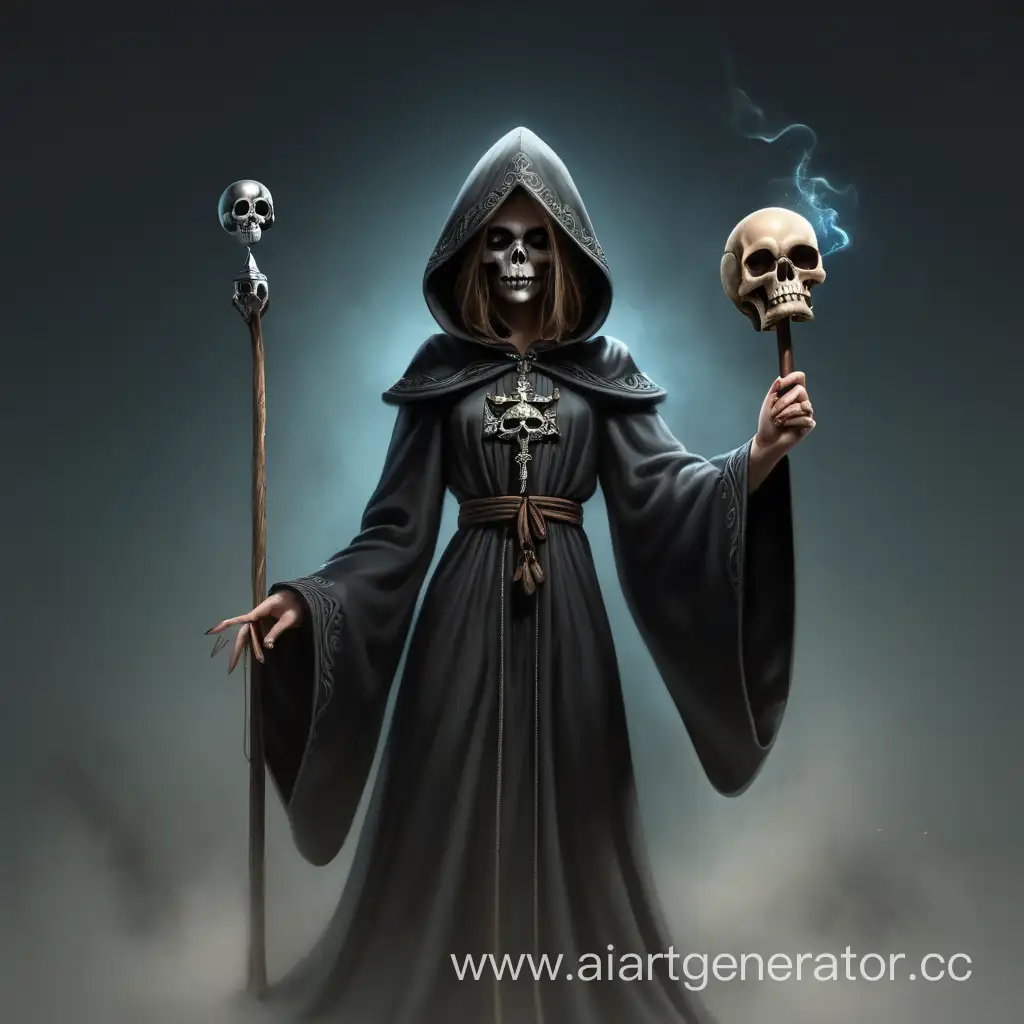 Enigmatic-Hooded-Woman-with-Skull-Scepter