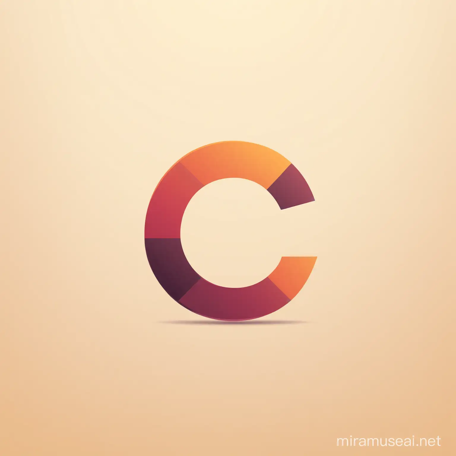 buatkan logo unik dengan huruf C