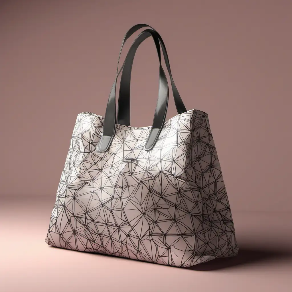 I want a future modern design ready to print on woman bags