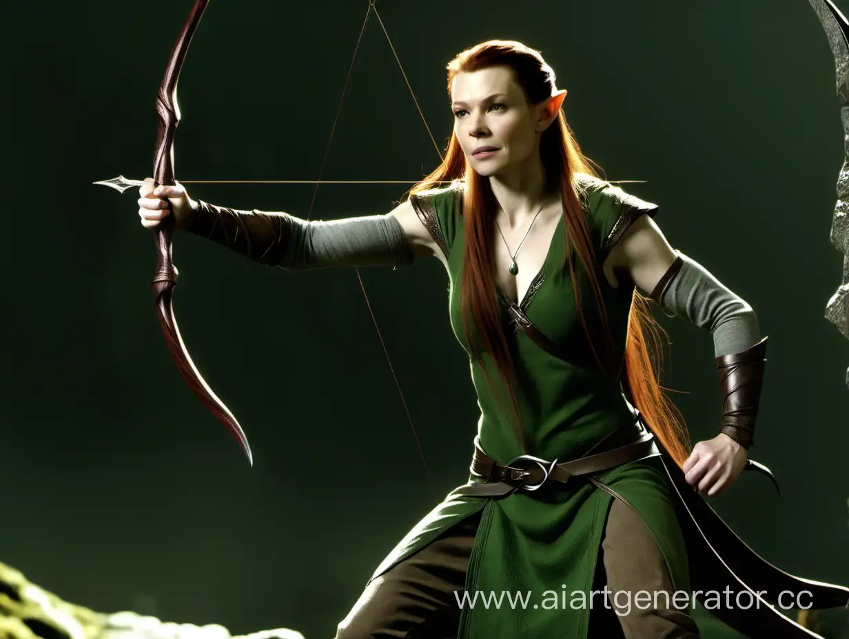 Muscular-Tauriel-Poses-in-Rivendell