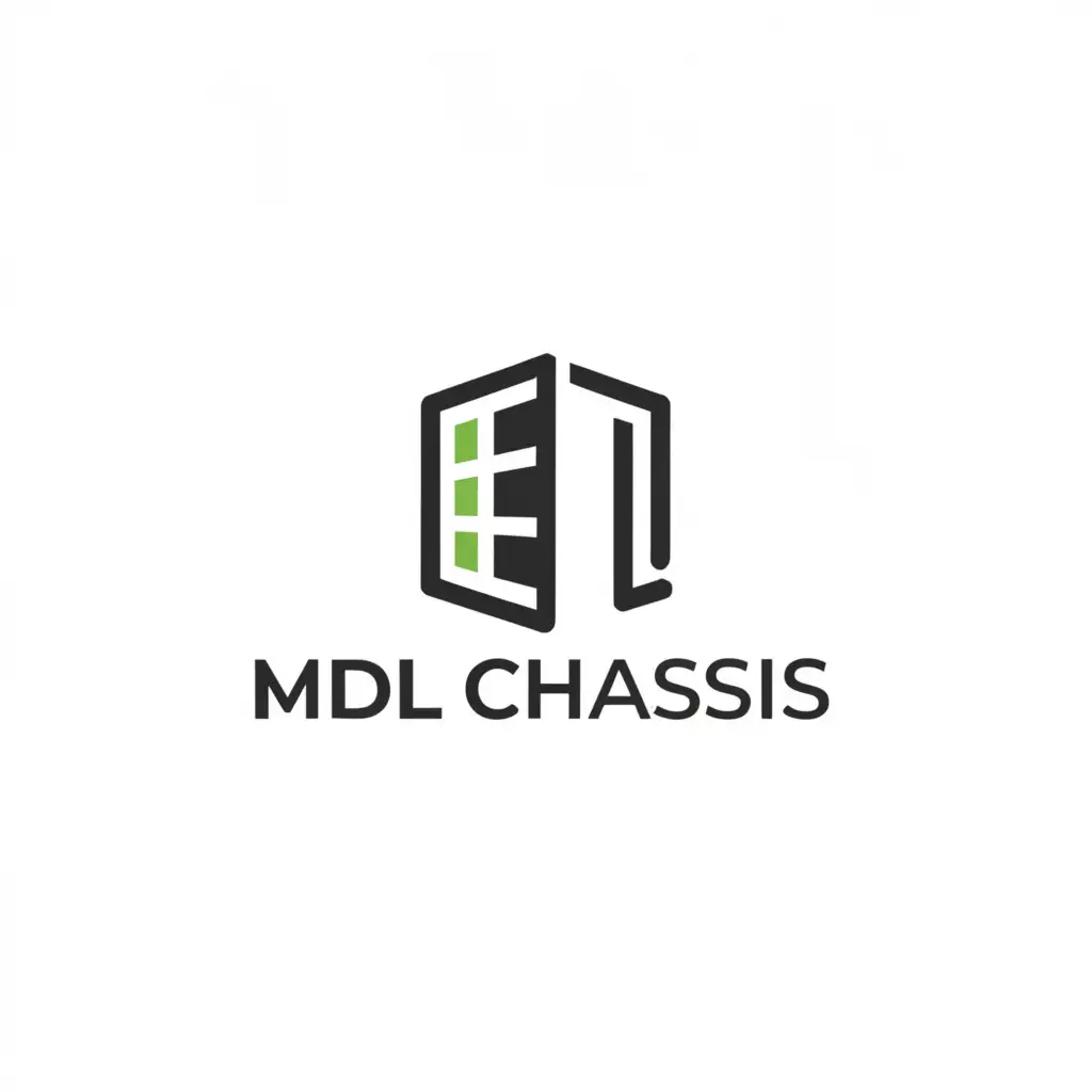 LOGO-Design-For-MDL-Chssis-Minimalistic-Window-Symbol-for-Construction-Industry