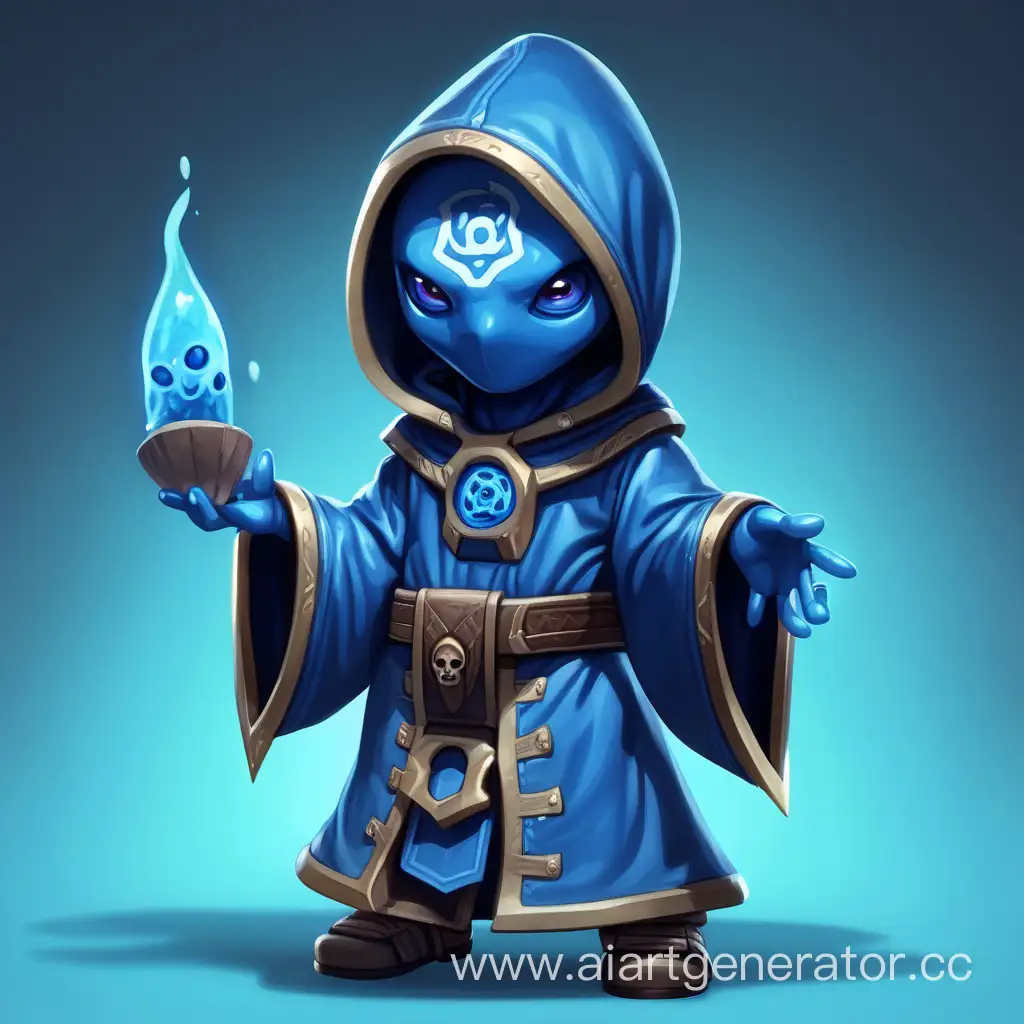 Adorable-Blue-Cultist-Cute-Character-Art-for-YouTube-Channel