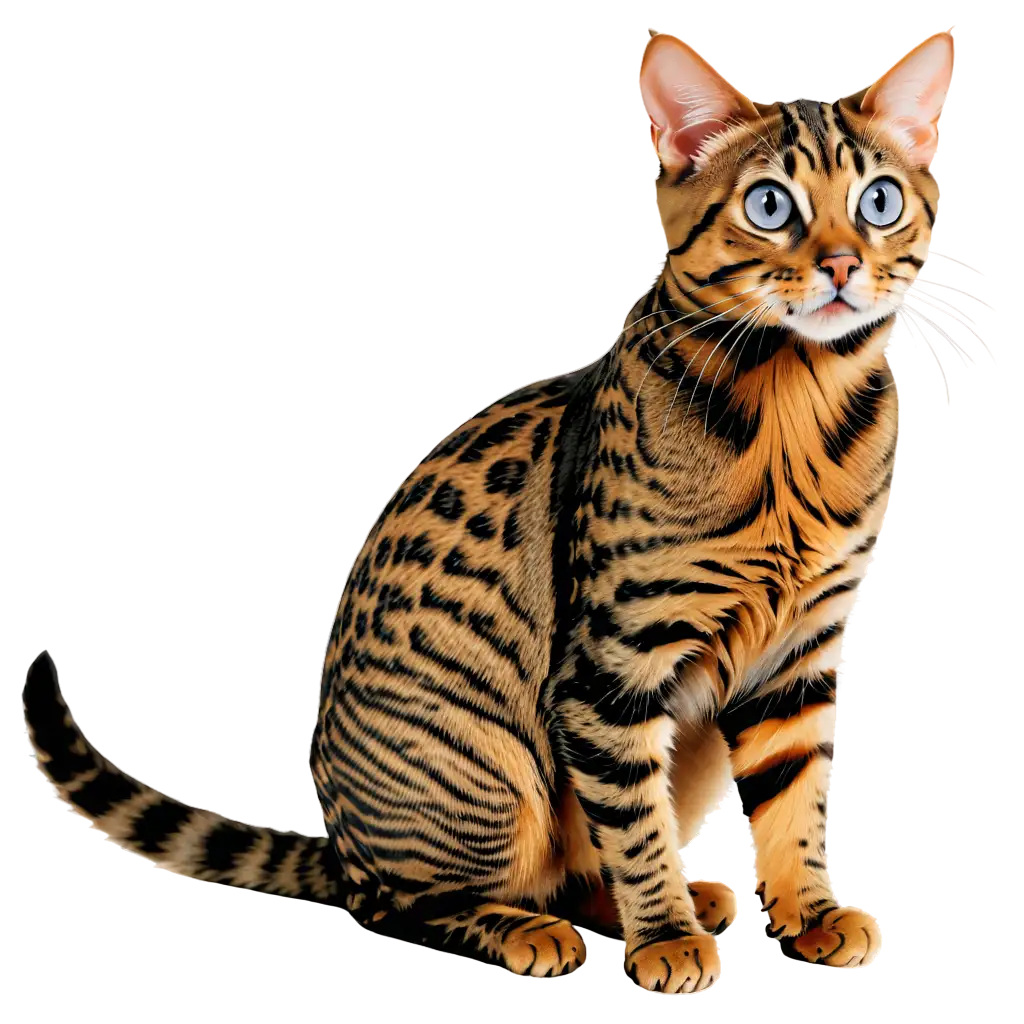 Exquisite-Bengal-Cat-PNG-Captivating-Feline-Beauty-in-HighResolution-Clarity