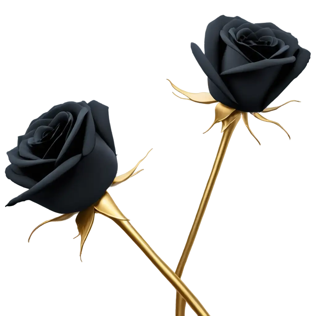 Black golden rose
