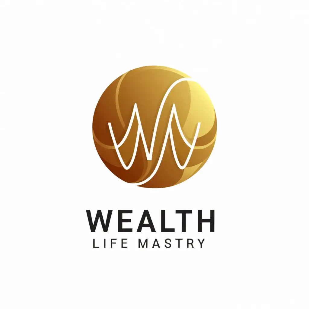 LOGO-Design-for-Wealth-Life-Mastery-Bold-Text-with-Money-Symbol-on-Clear-Background