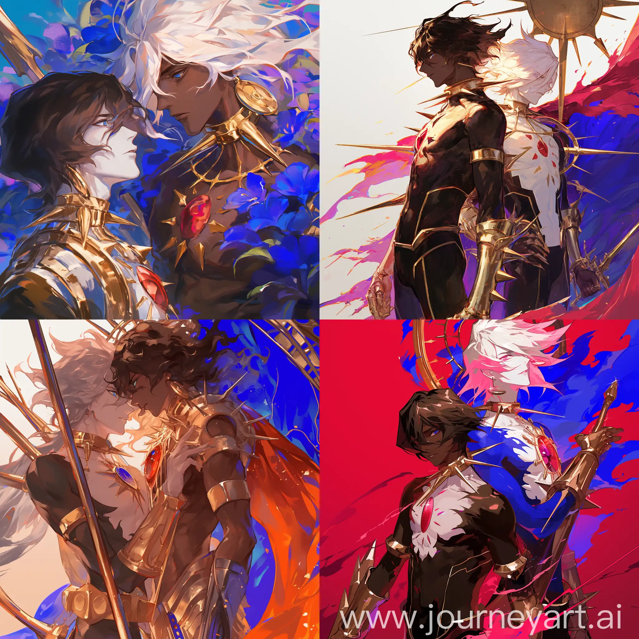 Epic-Duel-Karna-and-Arjuna-Confrontation-with-Volumetric-Lighting