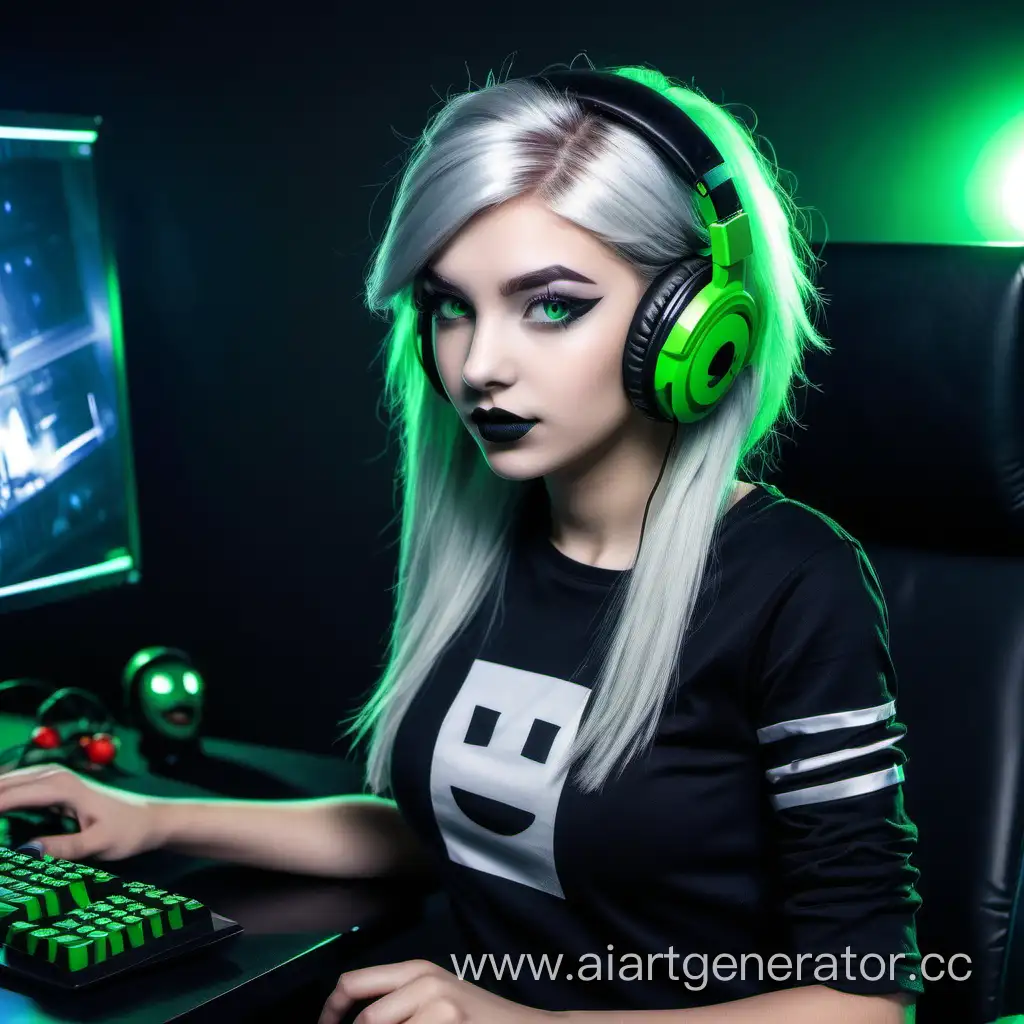 SilverHaired-Girl-Gamer-in-Stylish-Setup-with-Black-Lipstick
