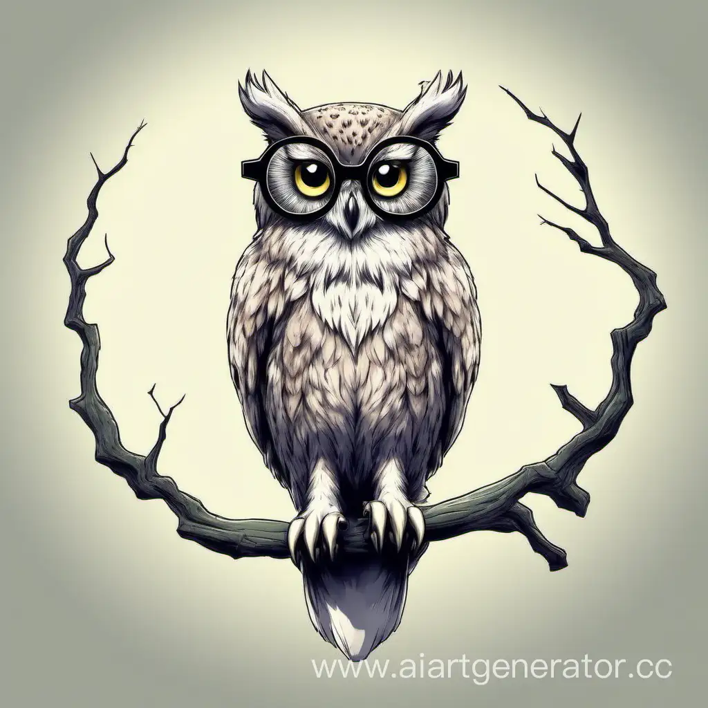 Intelligent-Owl-Wearing-Glasses